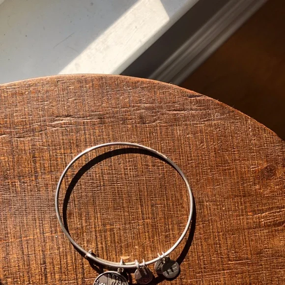 Two Alex and Ani bracelets the Sister and Butterfly Bracelets - Picture 8 of 8